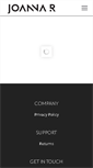 Mobile Screenshot of joannar.com